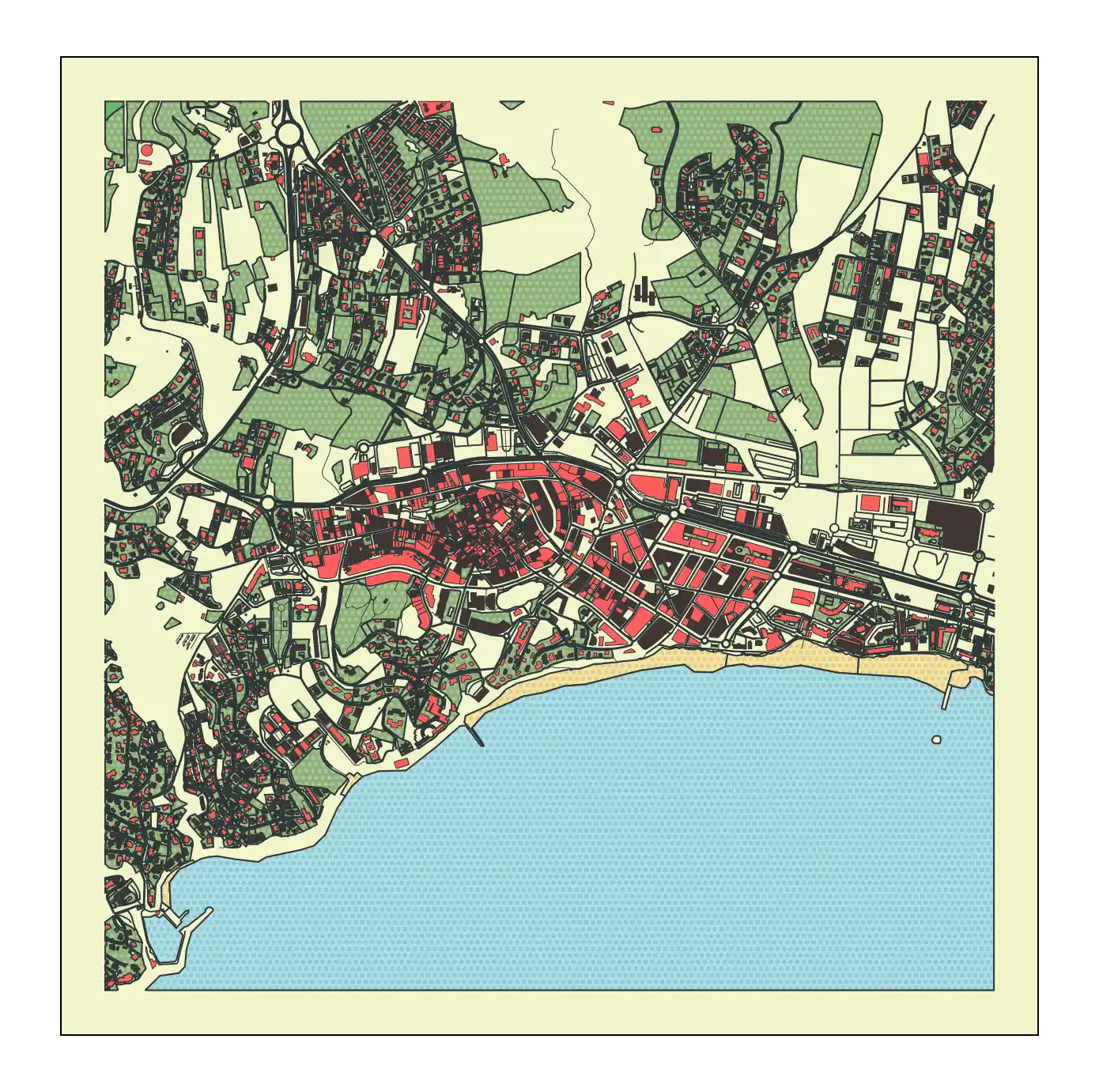 Mapa de Calpe